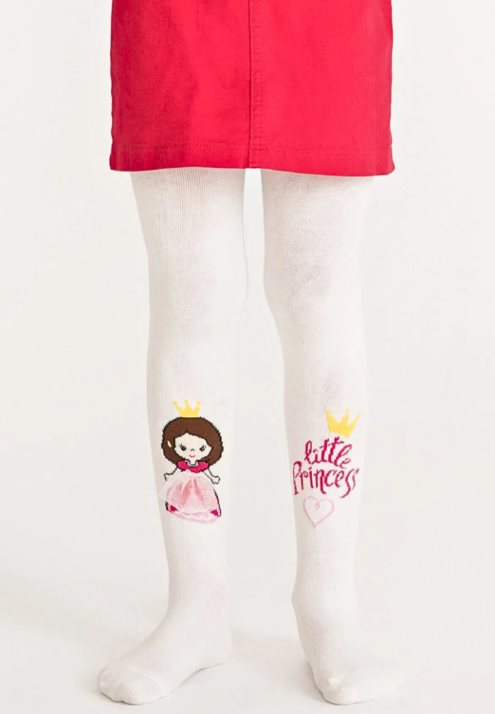 Dres fetițe Penti Young ,,My Princess"- bumbac, imprimeu prințesă, culoare vanilie Engros